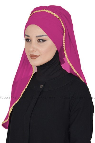 Louise - Hijab Pratique Fuchsia - Ayse Turban