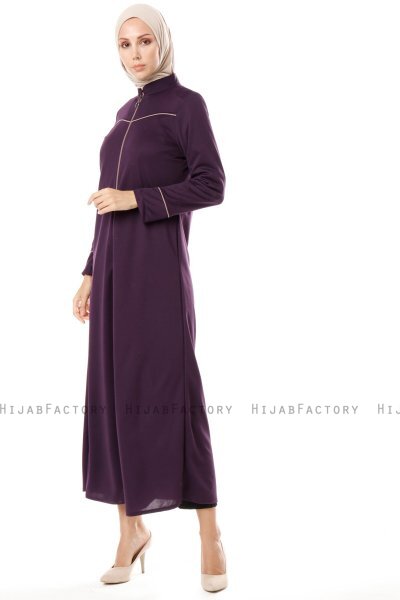 Lylah - Abaya Violet - Miss Cazibe