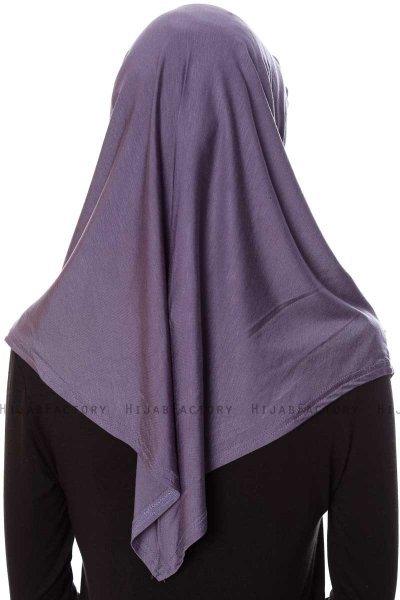 Mia - Hijab Al Amira Violet One-Piece - Ecardin