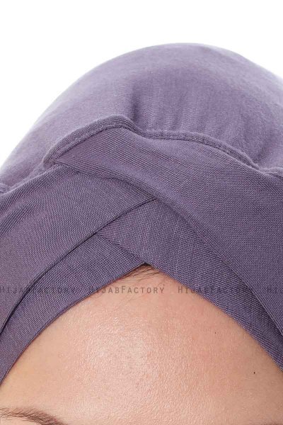Mia - Hijab Al Amira Violet One-Piece - Ecardin
