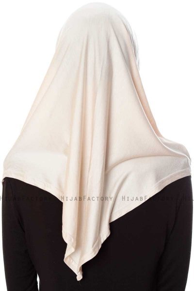 Mia - Hijab Al Amira Beige Clair One-Piece - Ecardin