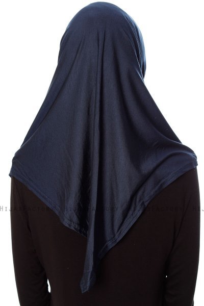 Mia - Hijab Al Amira Bleu Marin One-Piece - Ecardin