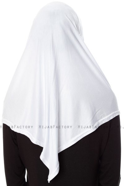 Mia - Hijab Al Amira Blanc One-Piece - Ecardin