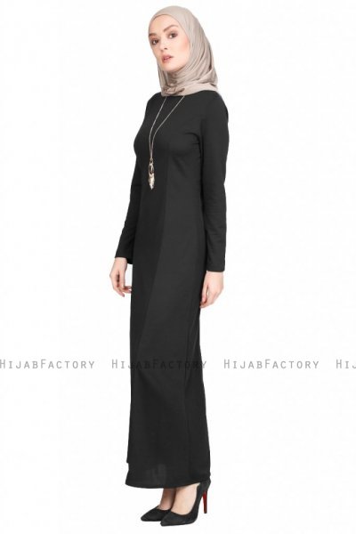 Naila Svart Klänning Miss Halima 280336b