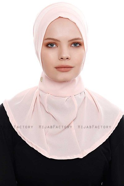 Narin - Hijab Crepe Pratique One-Piece Rose