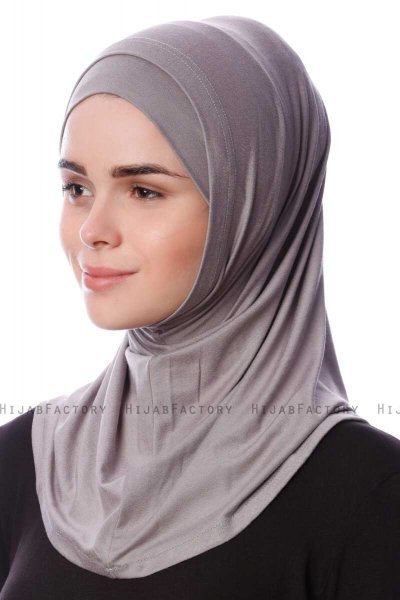 Nehir - Hijab 2-Piece Al Amira Gris Clair