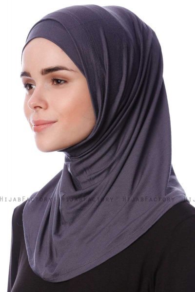 Nehir - Hijab 2-Piece Al Amira Gris Foncé
