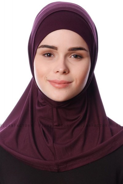 Nehir - Hijab 2-Piece Al Amira Prune