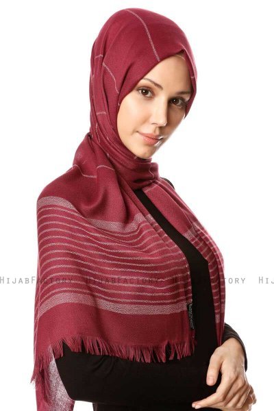 Nihal - Hijab Burgundy - Özsoy