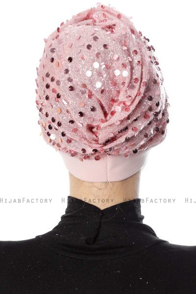 Nurten - Turban Vieux Rose