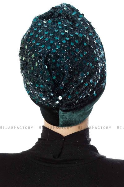 Nurten - Turban Vert Foncé