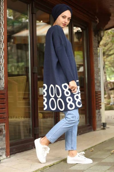 Nylah - Tunique Bleu Marin - Lysa Studio