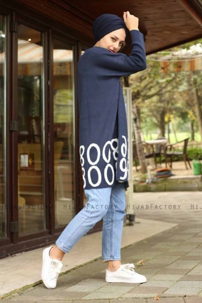 Nylah - Tunique Bleu Marin - Lysa Studio