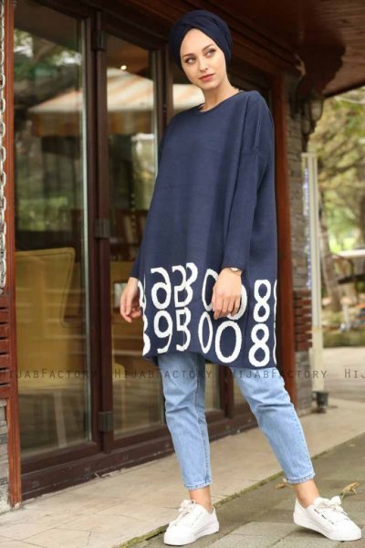 Nylah - Tunique Bleu Marin - Lysa Studio