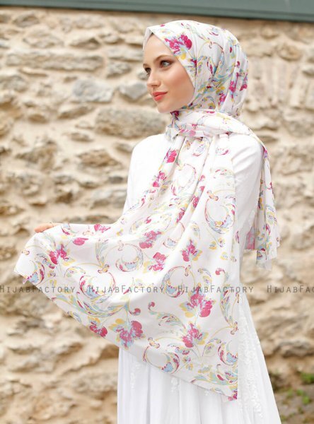 Pariza - Hijab à Motifs Jaune