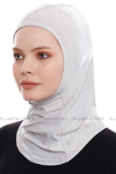 Pinar - Hijab Sport Gris Clair - Ecardin
