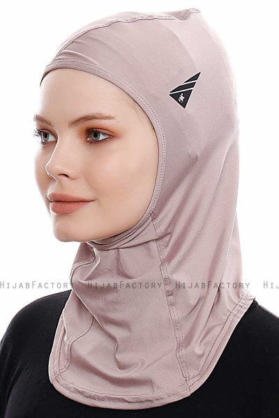 Pinar - Hijab Sport Gris Pierre - Ecardin
