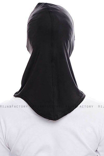 Pinar - Hijab Sport Noir - Ecardin