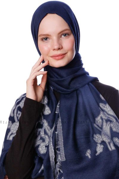 Roshan - Hijab Bleu Marin - Özsoy
