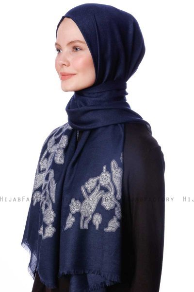 Roshan - Hijab Bleu Marin - Özsoy