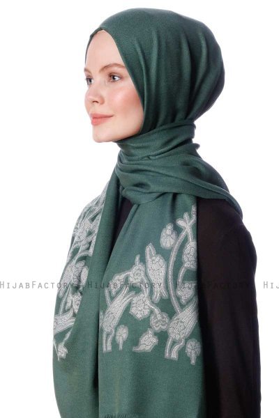 Roshan - Hijab Vert Foncé - Özsoy