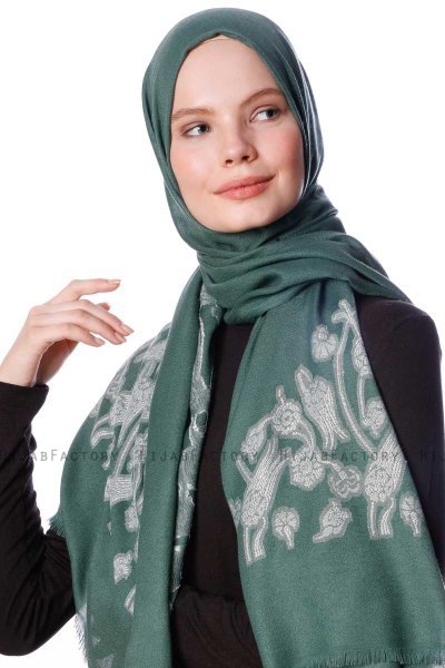 Roshan - Hijab Vert Foncé - Özsoy