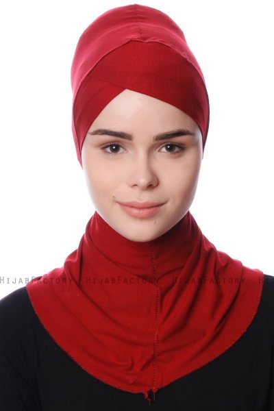 Safiye - Bonnet Ninja Bordeaux - Ecardin