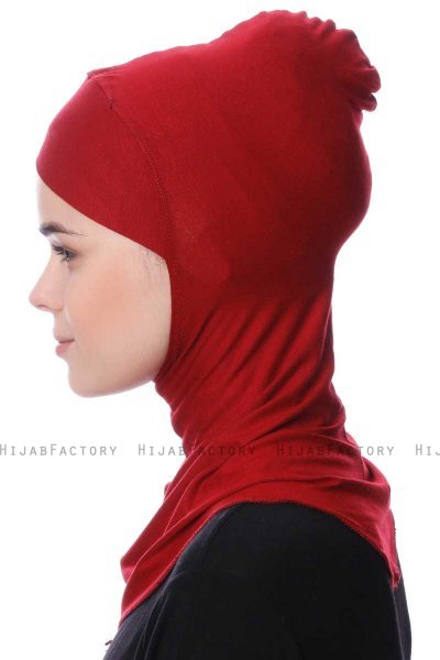 Safiye - Bonnet Ninja Bordeaux - Ecardin
