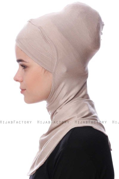 Safiye - Bonnet Ninja Taupe Clair - Ecardin