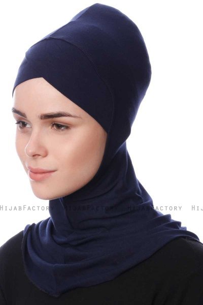 Safiye - Bonnet Ninja Bleu Marin - Ecardin