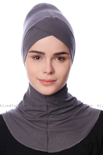 Safiye - Bonnet Ninja Gris Foncé - Ecardin