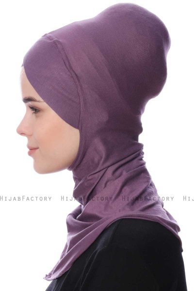 Safiye - Bonnet Ninja Violet Foncé - Ecardin