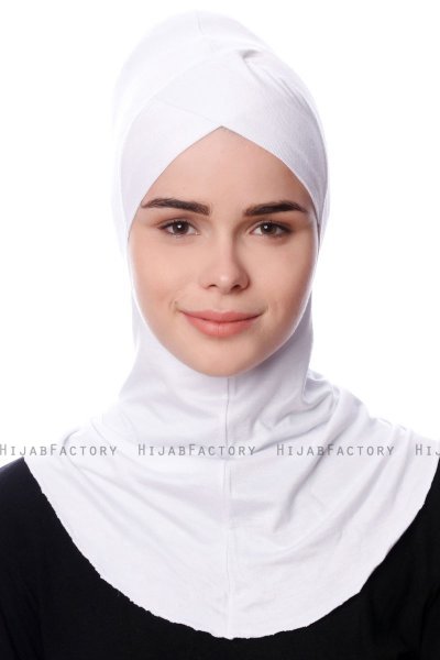 Safiye - Bonnet Ninja Blanc - Ecardin
