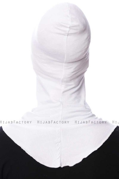 Safiye - Bonnet Ninja Blanc - Ecardin