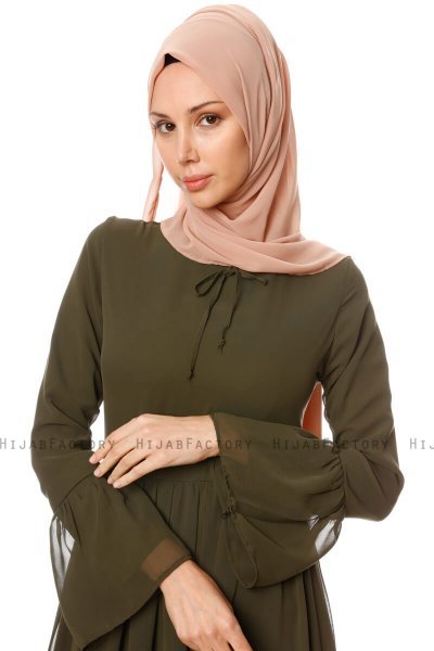 Samiya - Robe Chiffon Kaki - Burun