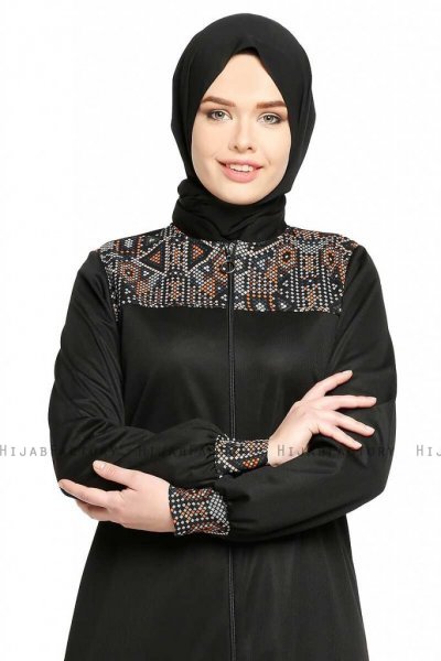 Selda - Abaya Noir - Miss Cazibe