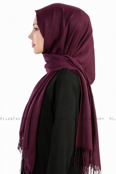 Selin Plommon Pashmina Hijab Sjal Özsoy 160295-3