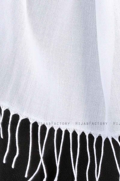 Selin Vit Pashmina Hijab Sjal Özsoy 160240-5