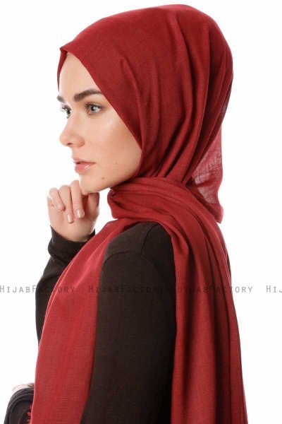 Selma - Hijab Bordeaux Foncé - Gülsoy