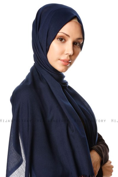 Semahat - Hijab Bleu Marin - Özsoy