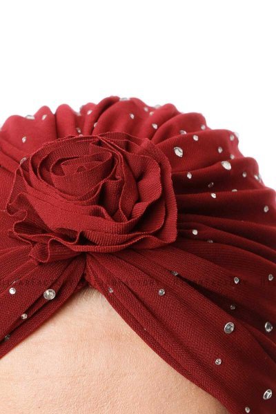 Shereen - Turban Crepe Chiffon Bordeaux - Sehr-i Sal