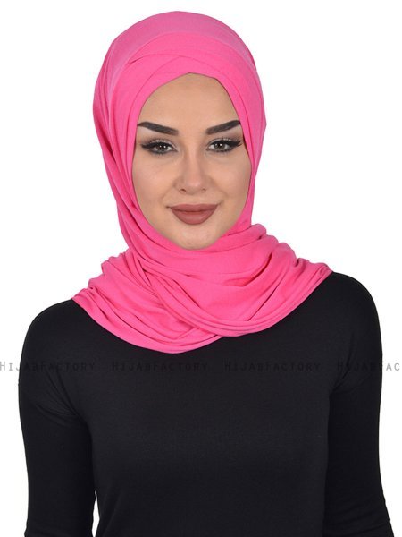 Sofia - Hijab Coton Pratique Fuchsia