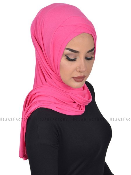 Sofia - Hijab Coton Pratique Fuchsia