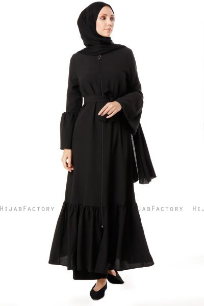 Soraya - Abaya Noire - Miss Cazibe