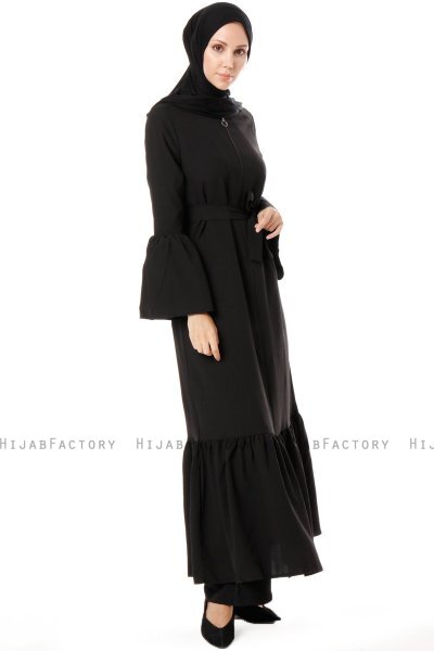 Soraya - Abaya Noire - Miss Cazibe
