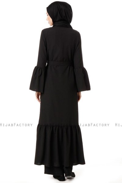 Soraya - Abaya Noire - Miss Cazibe