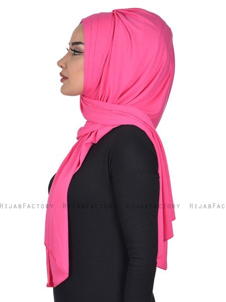 Tamara - Hijab Coton Pratique Fuchsia