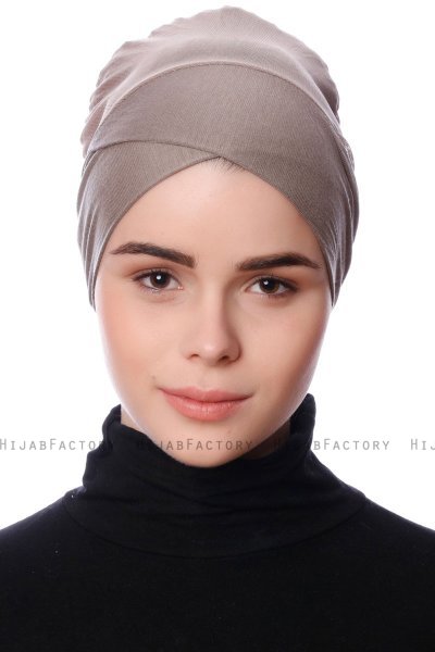 Toulin - Bonnet Taupe Foncé De Ecardin