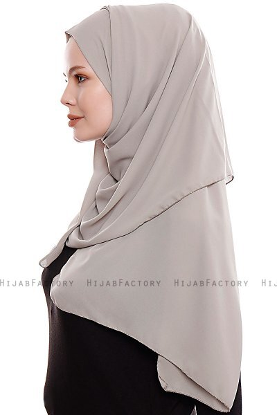 Yara - Hijab Crepe Pratique One-Piece Sand