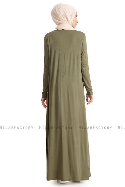 Yasmin - Cardigan Long Khaki